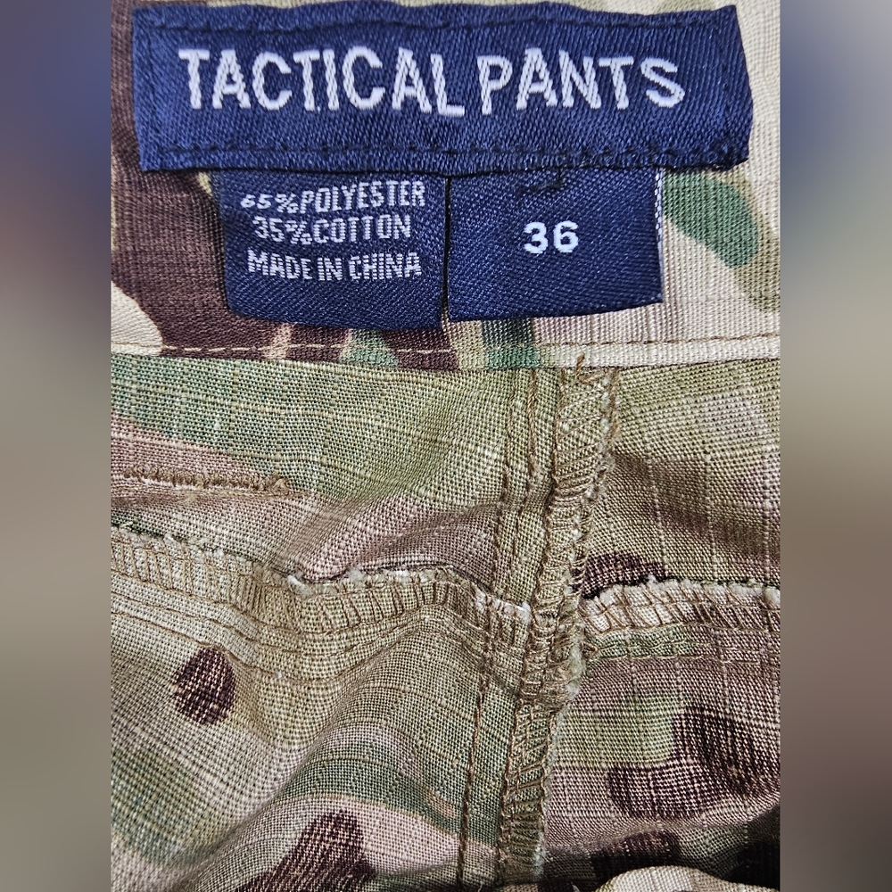 Tactical Pants Cargo Drawstrings Ripstop Men's 36… - image 11